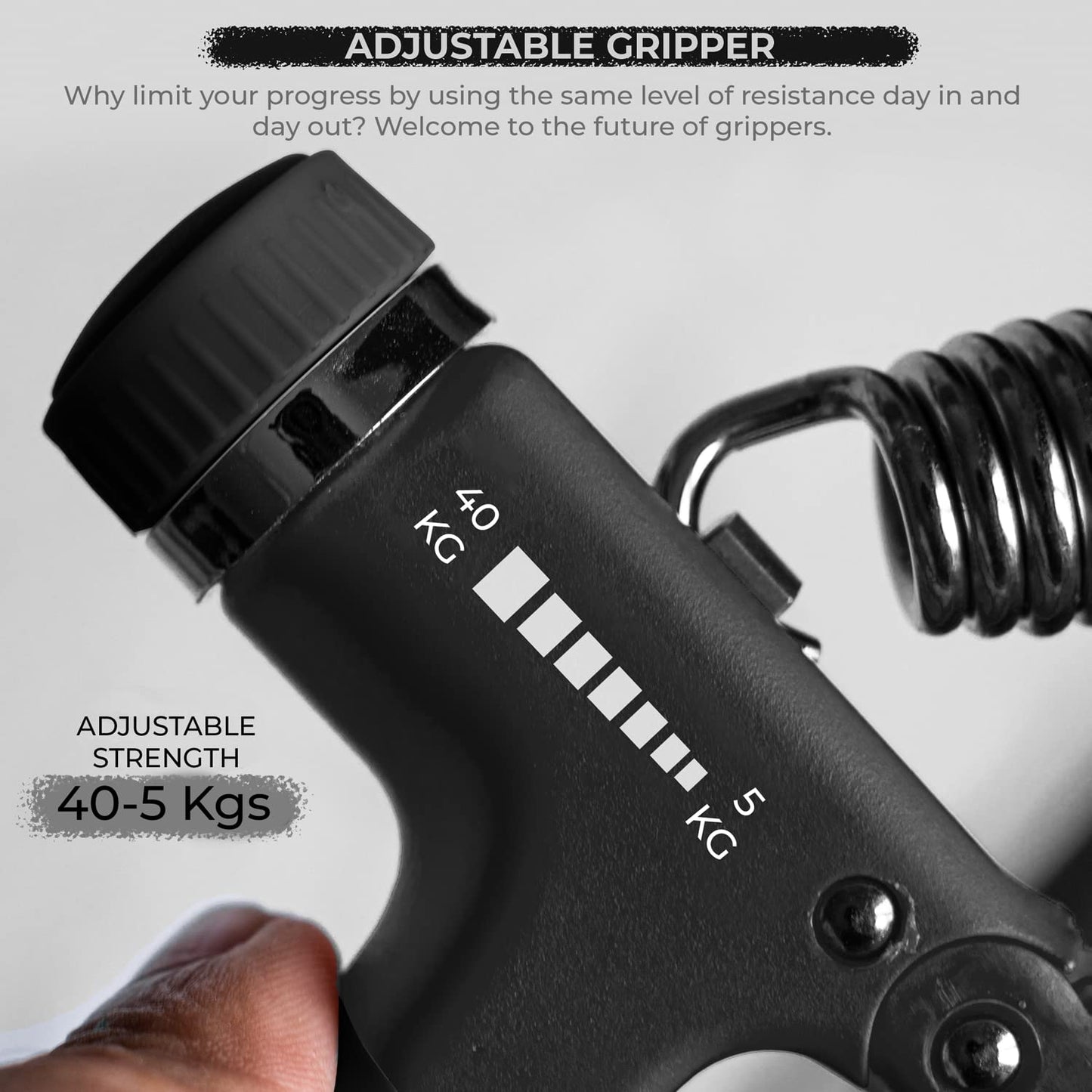 Boldfit™ PowerGrip Adjustable Hand Gripper