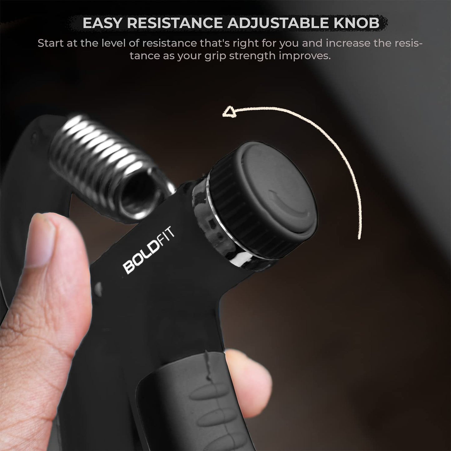 Boldfit™ PowerGrip Adjustable Hand Gripper